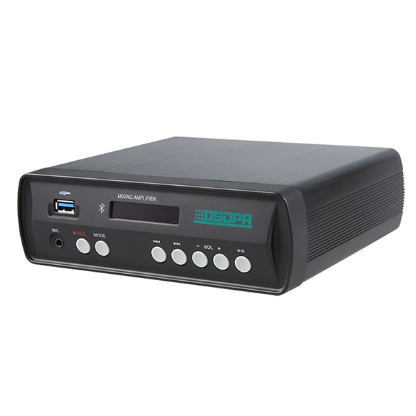 DSPPA MINI60 stereo erősítő 2x30W Bluetooth /USB/ SD, class D, bemenet MIC/AUX