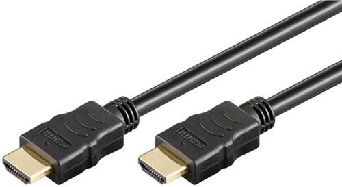 Valueline HDMI 1.4 + ethernet kábel, M/Ma, aranyozott,1 m