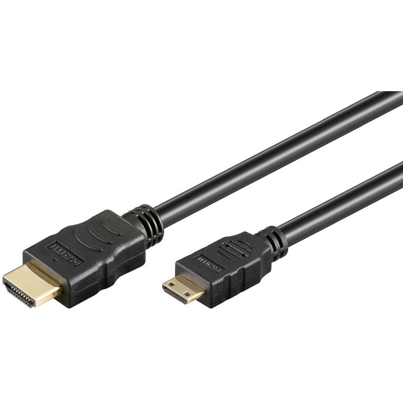 Goobay HDMI v1.4 - mini HDMI +ethernet kábel, 2m