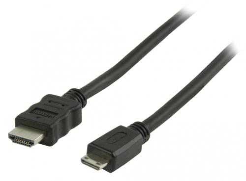 Goobay HDMI - mini HDMI kábel, 1m, fekete