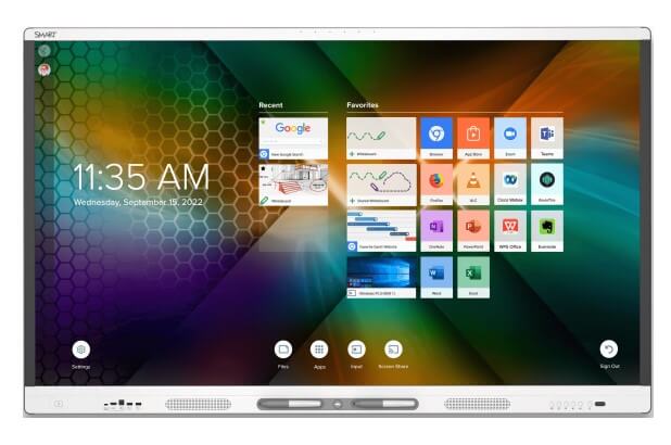 SMART Board® MX255-V4 55" interaktív display 16:9, Android 11
