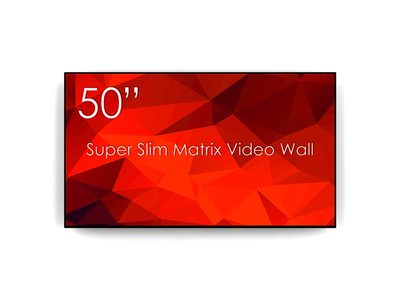 SWEDX MX-50K8-01 50" 4K UHD display integrált Mátrix kontrollerrel, keret 12mm-H, 16mm-V