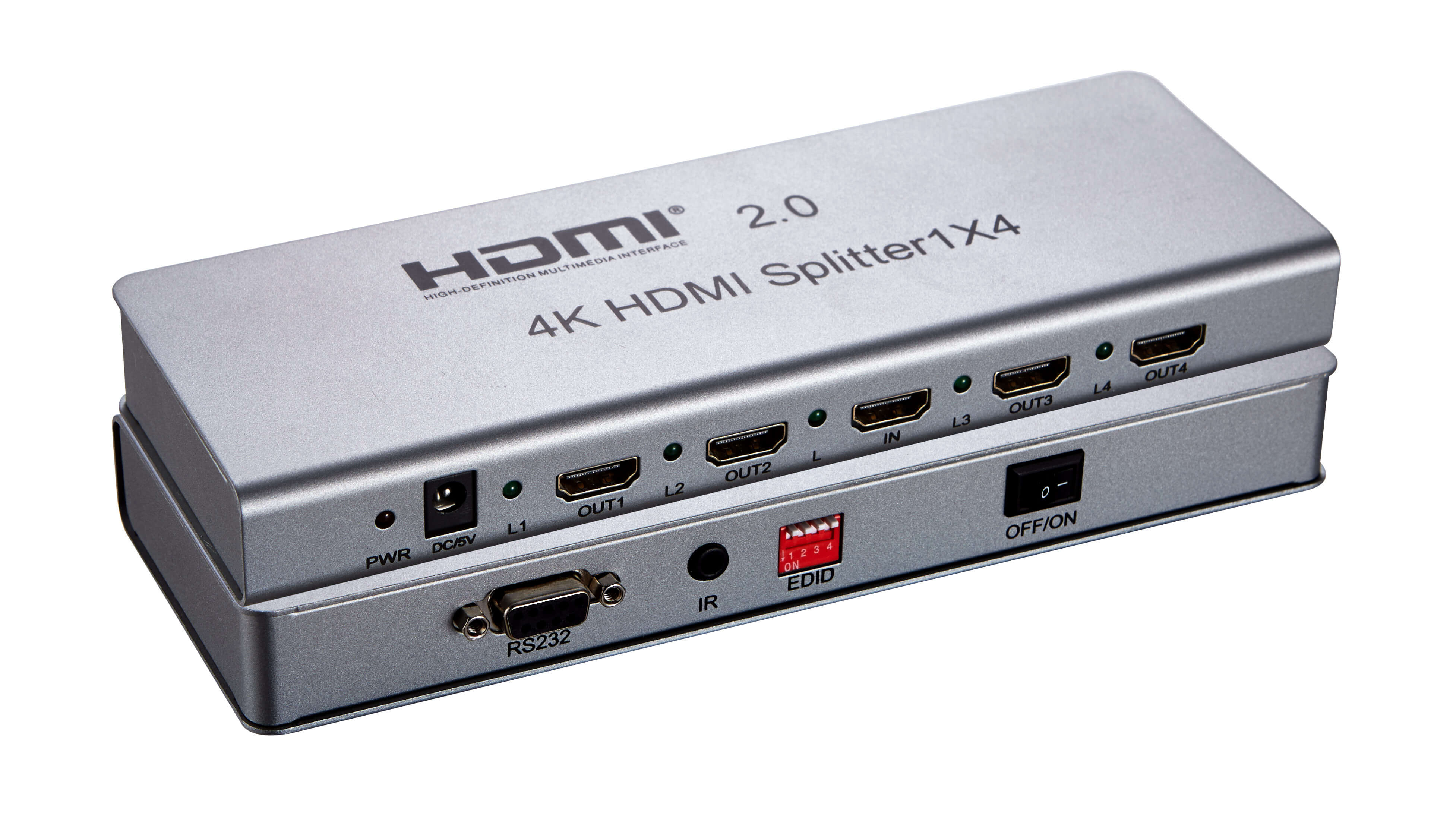 Evoconnect MTPHDMI-EV04 HDMI Splitter 4K, 1 be/ 4 ki