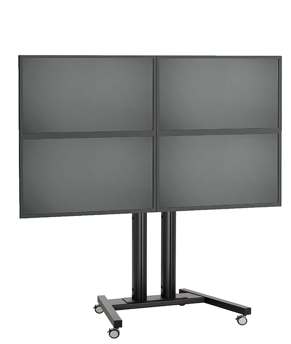 Vogel's stand for VideoWall gurulós állvány 2x2 display-nek