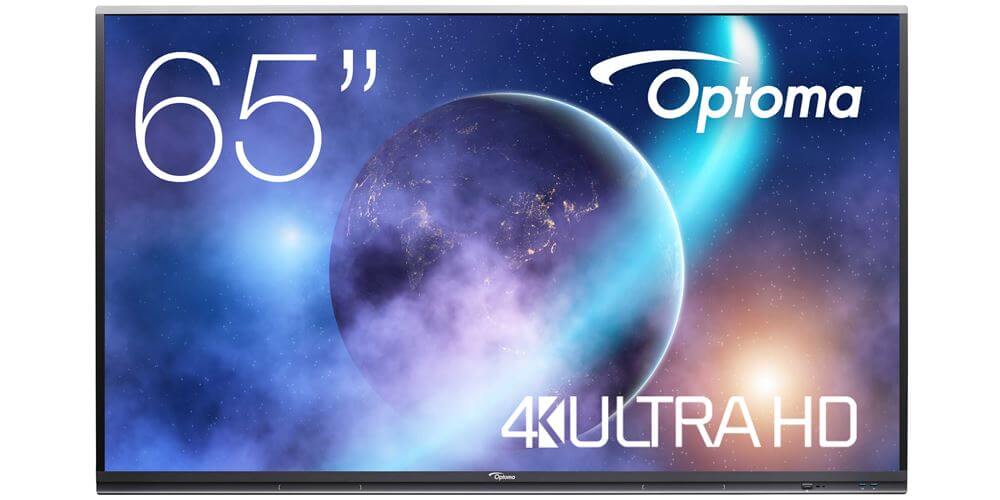 OPTOMA 3652RK LED interaktív touch display 65" 4K UHD