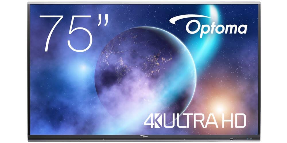 OPTOMA 5752RK+ interaktív display 75" 4K touch