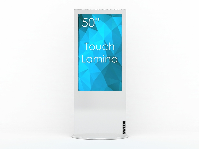 SWEDX SWLT-50K8-A1 Lamina TOUCH digitális Kiosk/Totem 50" 4K , fehér