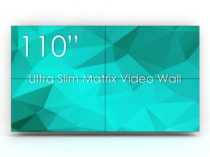 Vogel's VideoWall 2x2 fali állvány + 4 db SWEDX UMX-55K8-01 display