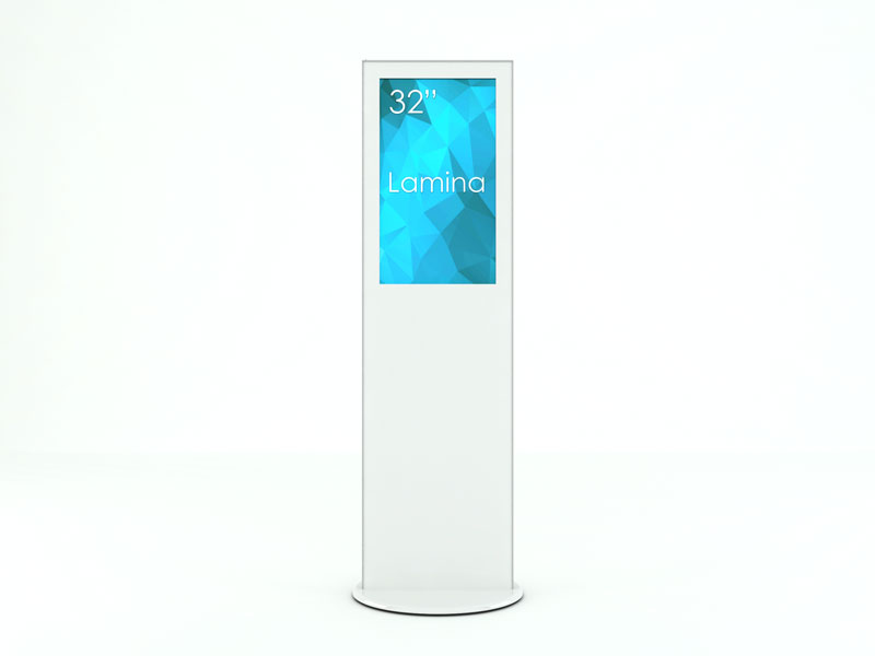 SWEDX SWL-32K8-A1 Lamina digitális Kiosk/Totem 32" 4K , fehér